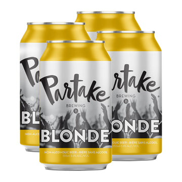 Partake Non Alcoholic Blonde Ale - 4x355mL