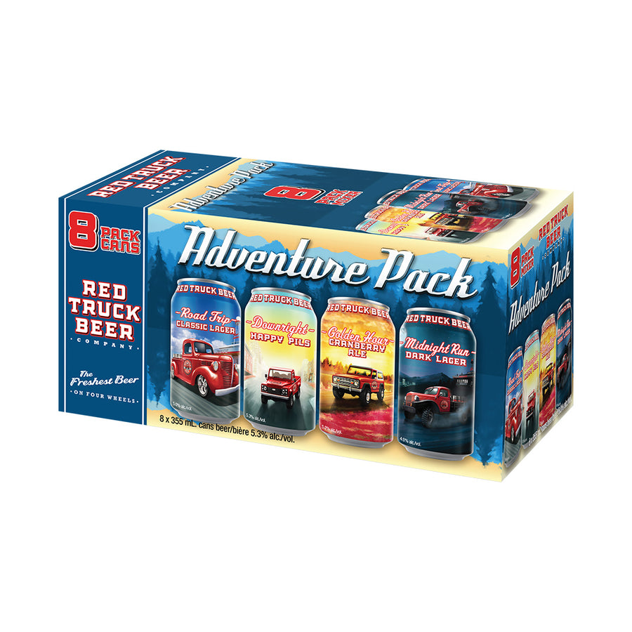 Red Truck Adventure Pack Mixer - 8x355mL