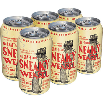 Sneaky Weasel Lager - 6x355mL